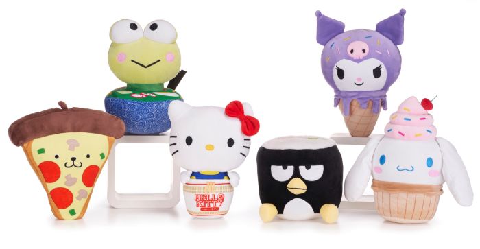 (Mis 3+) HELLO KITTY & FRIENDS (Foodie Fun) Peluche 25cm -6ass…x48